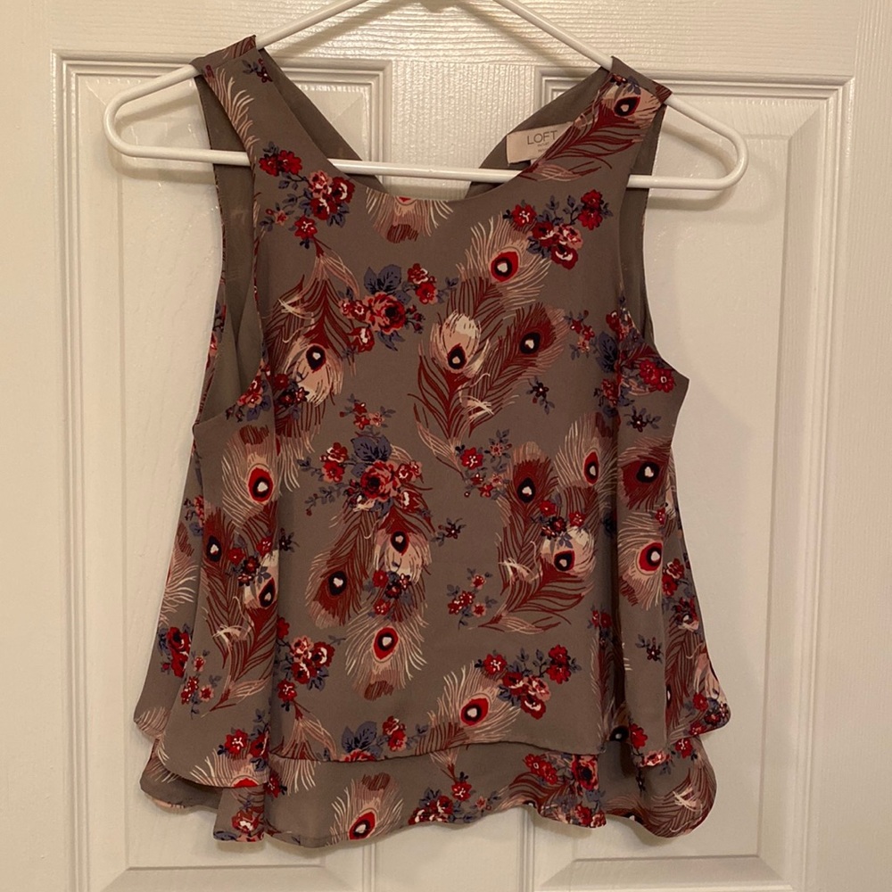 LOFT sleeveless blouse